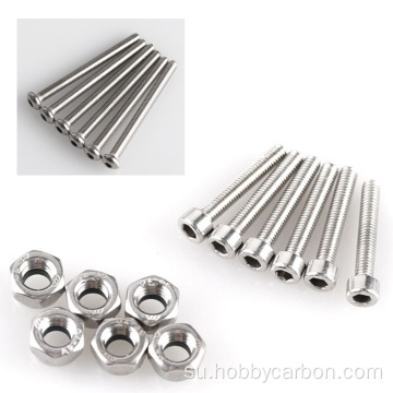 Stainless Steel jeung Karbon Steel Allen screw DIN912